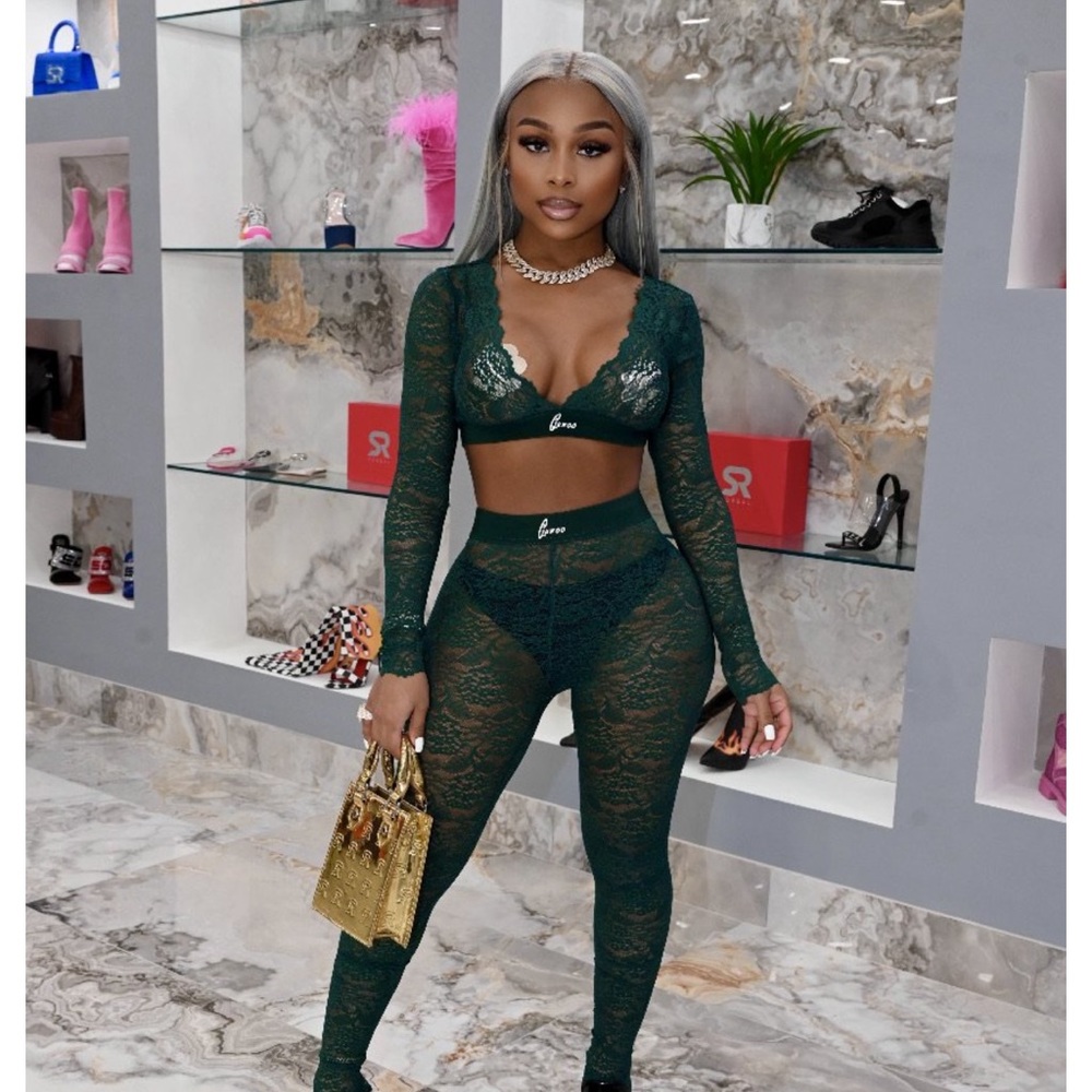 GSUWOO 2 piece green set